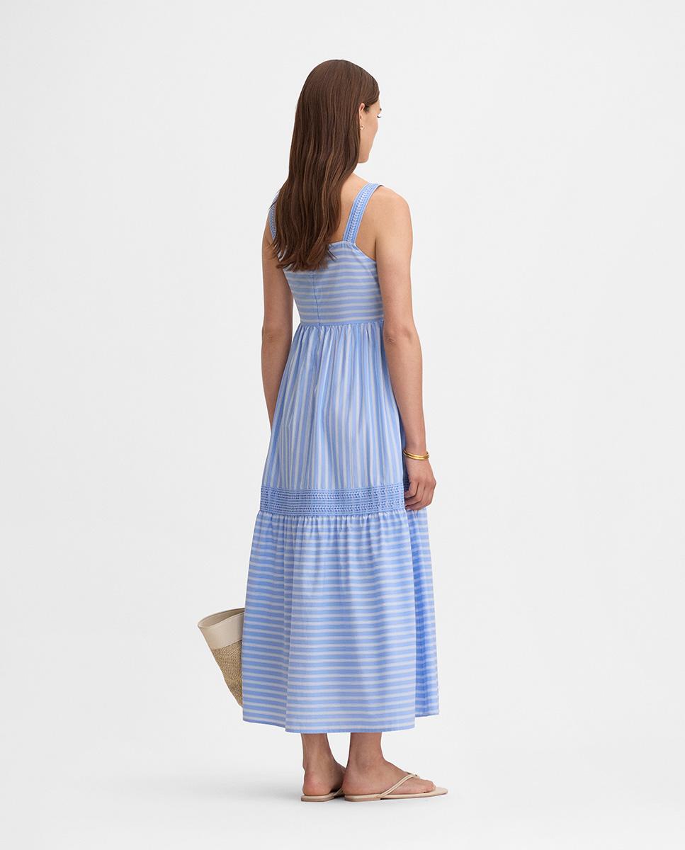 Vestido tirantes rayas - Simorra - Azul Azul-4
