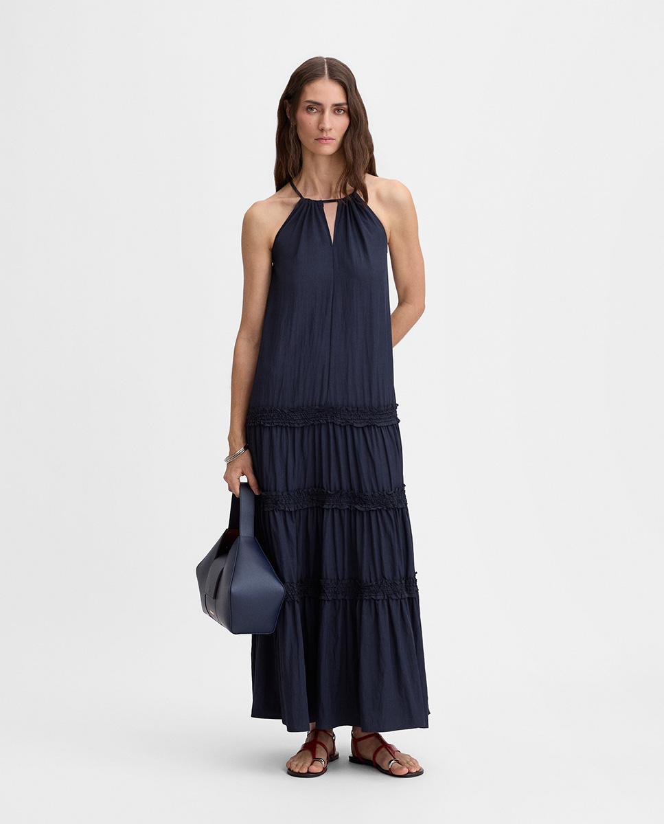 Vestido largo halter
