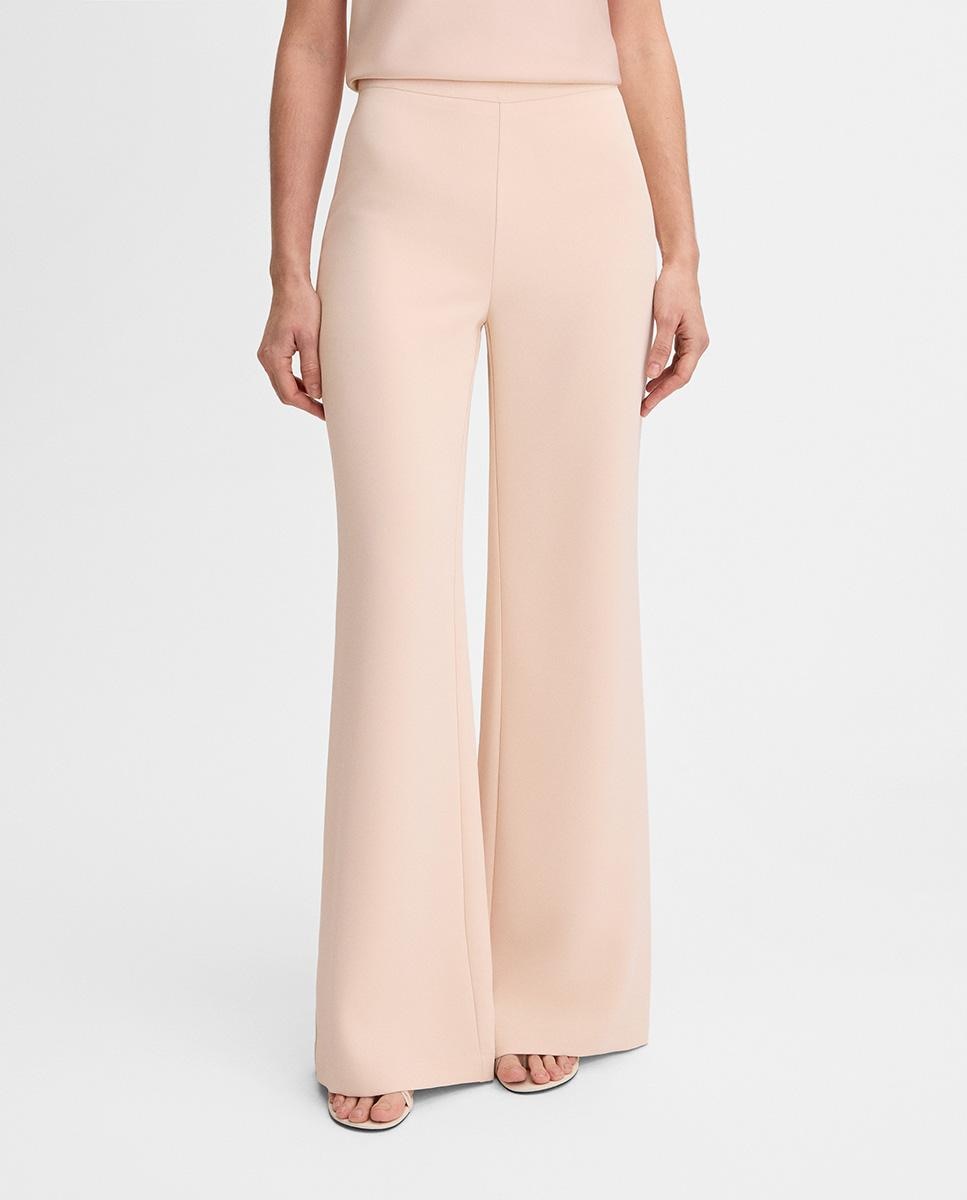 Simorra - Pantalones de vestir de mujer palazzo de talle alto.