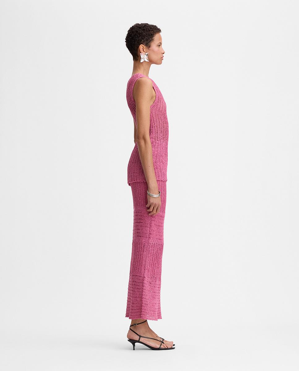 Top de mujer punto cintas - Simorra - Rosa Rosa-2