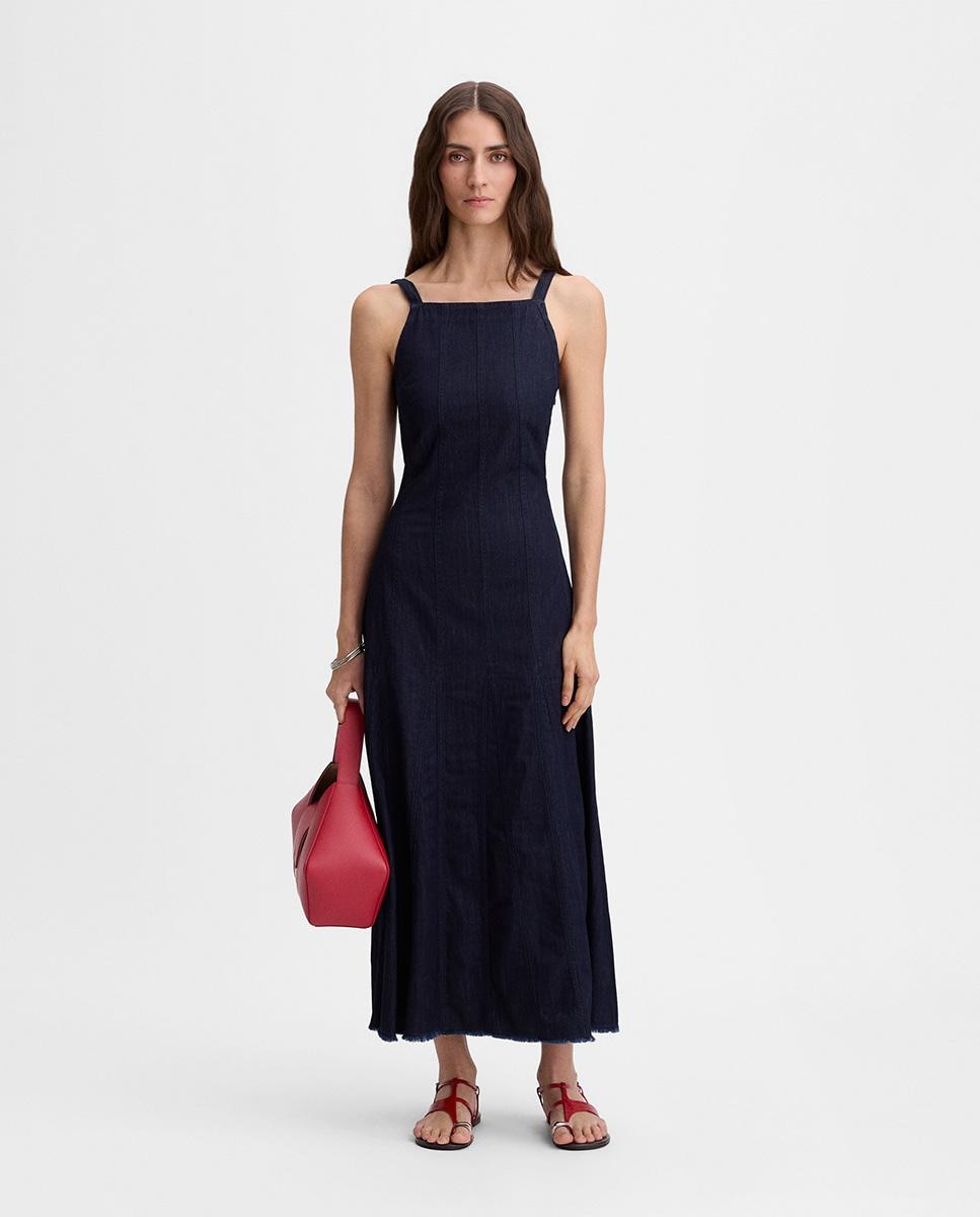 Simorra - Vestido midi denim.