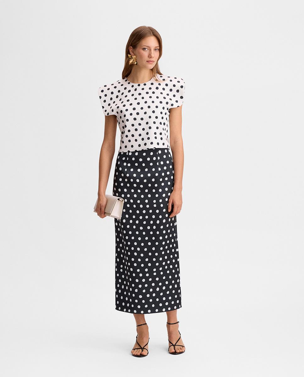 Top de mujer de satén reversible - Simorra - Crudo Crudo-3