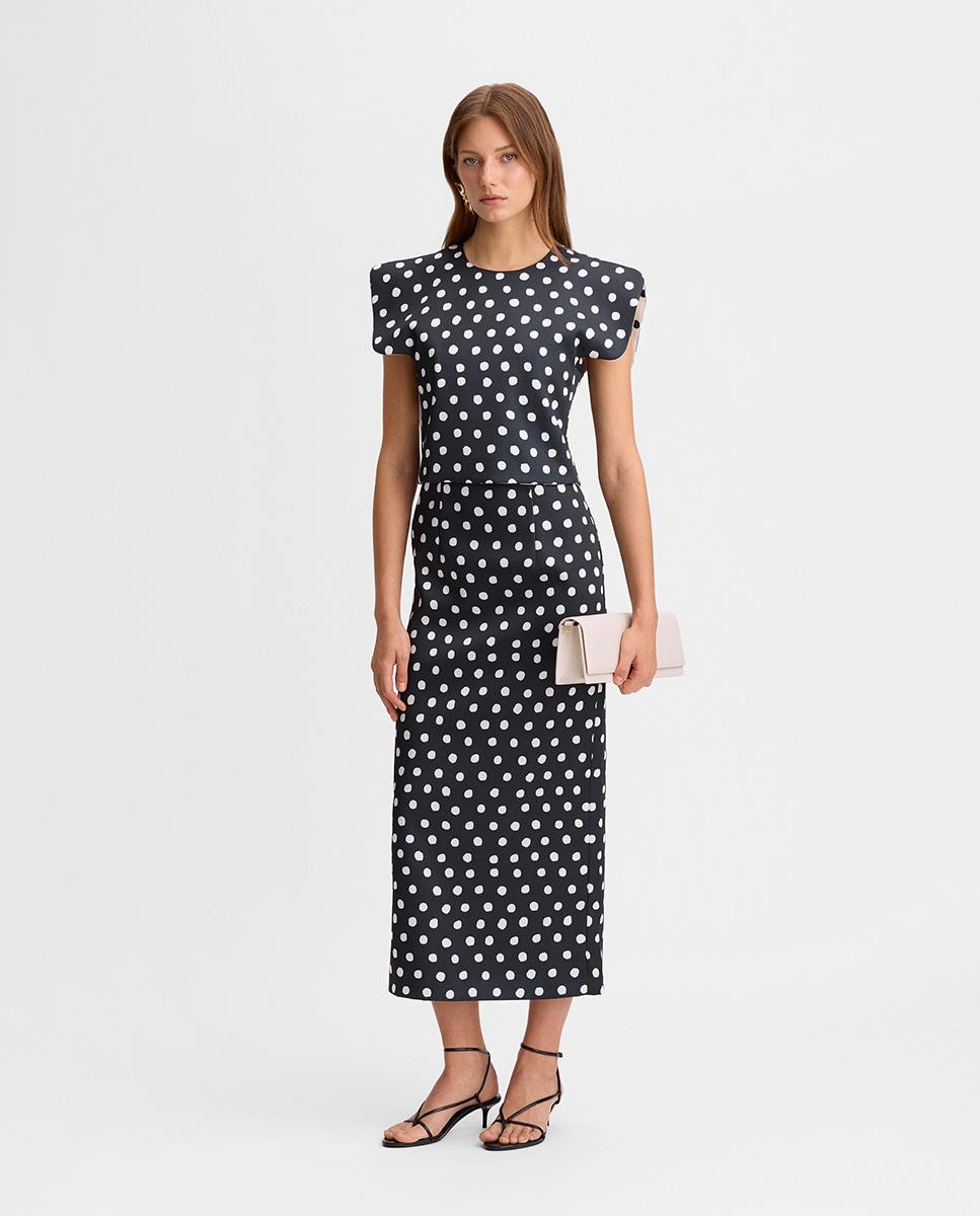 Top de mujer de satén reversible - Simorra - Crudo Crudo-6
