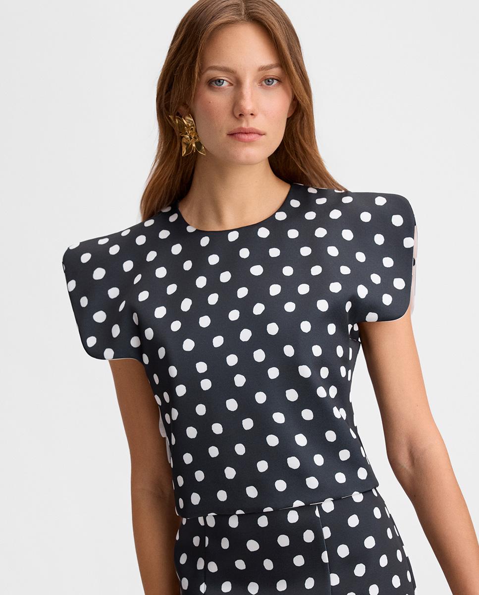 Top de mujer de satén reversible - Simorra - Crudo Crudo-7