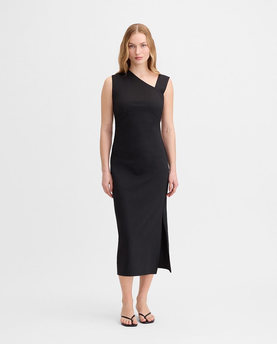 Simorra - Vestido midi fruncido.