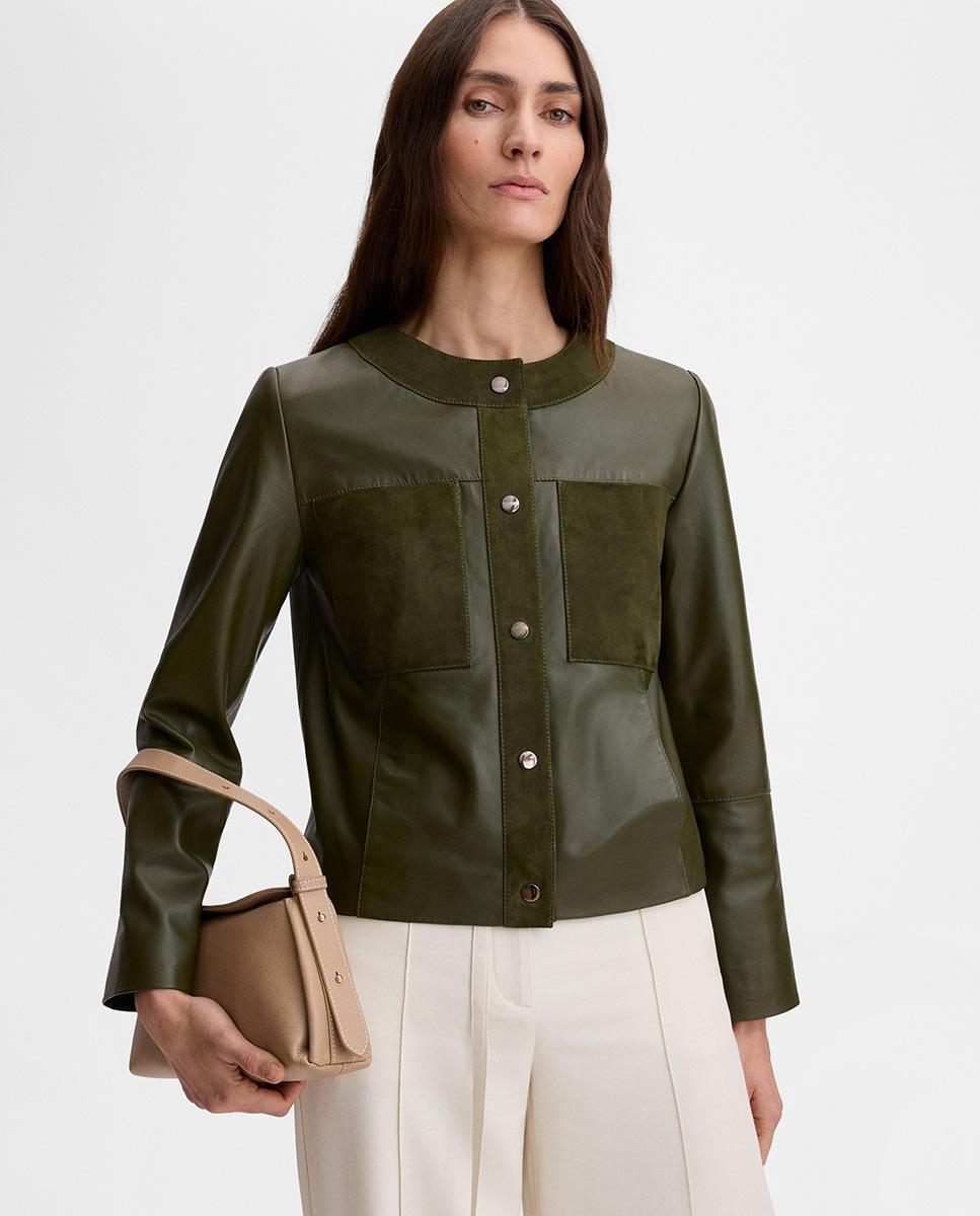 Simorra - Chaqueta de mujer napa detalles ante.