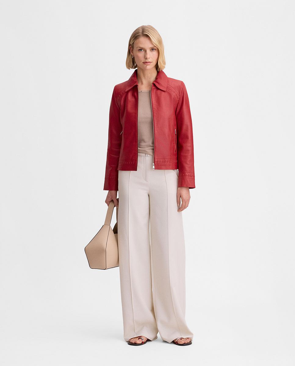 Simorra - Chaqueta de mujer napa costuras.