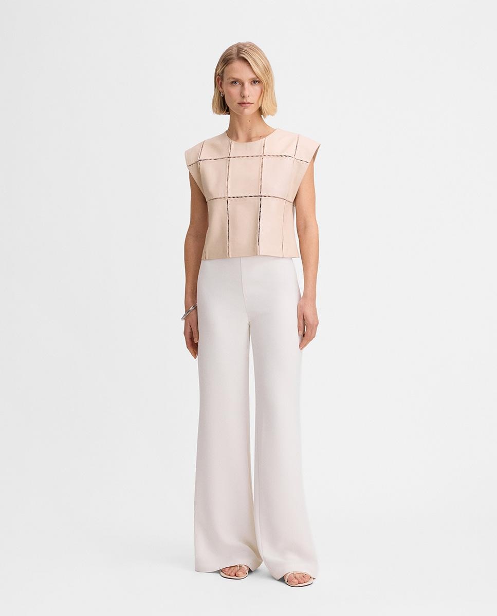 Top de mujer napa detalle entredós - Simorra - Crudo Crudo-1
