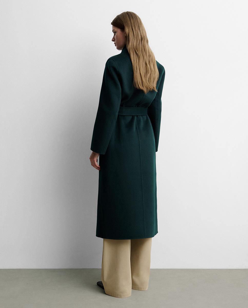 Abrigo de mujer de doblefaz - Simorra - Verde Verde-4