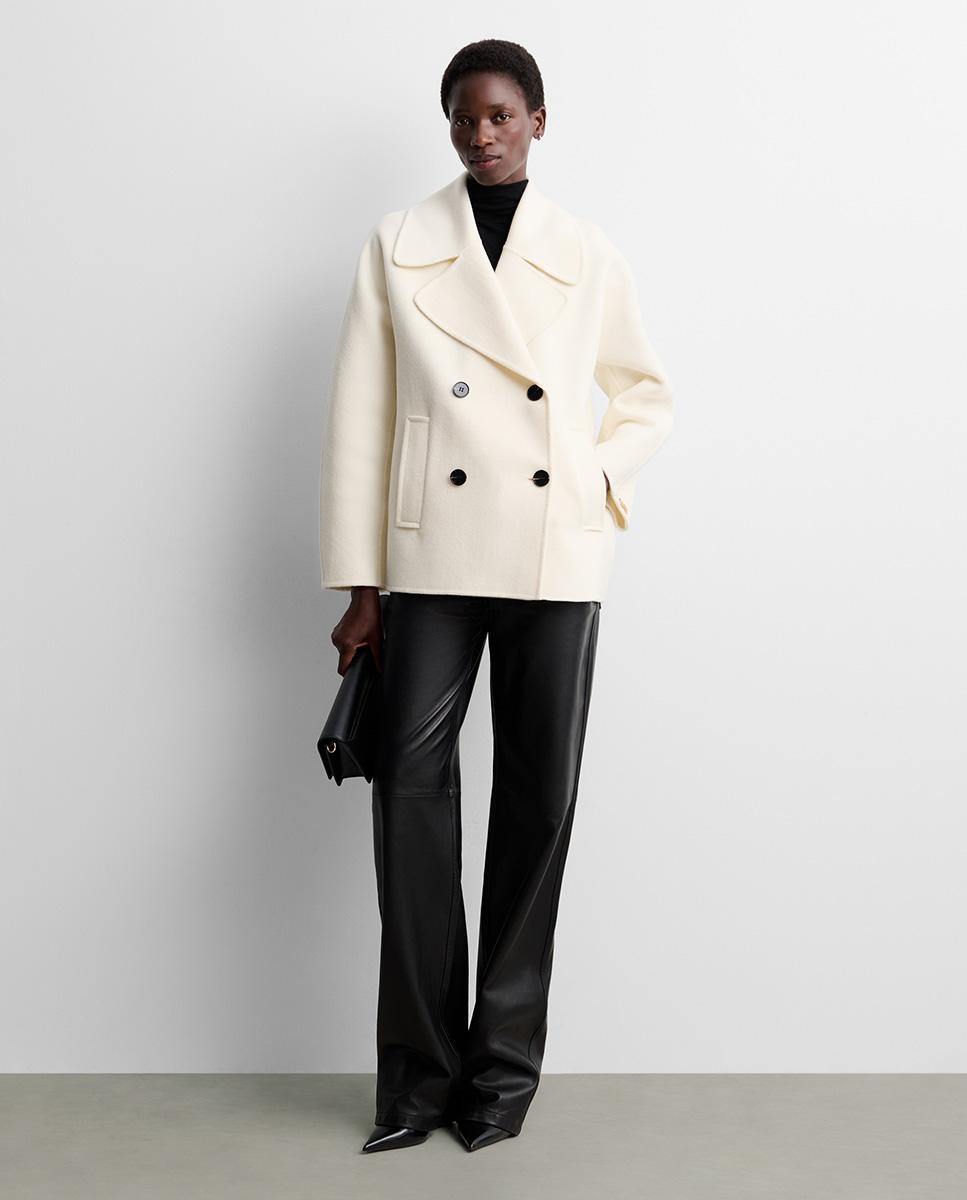 Imagen 0 de Chaquetón de mujer lana doble faz Blanco