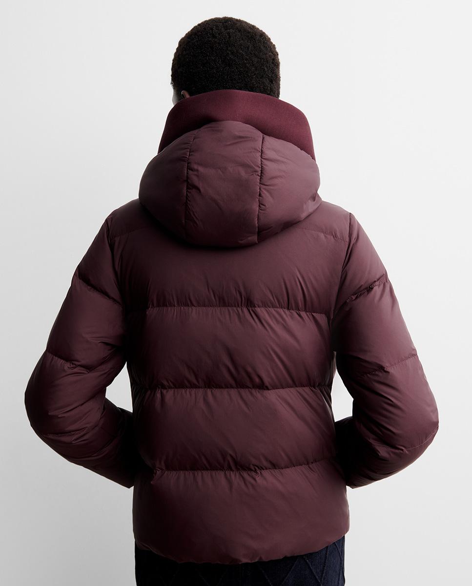 Parka de mujer corta scuba - Simorra - Granate Granate-4