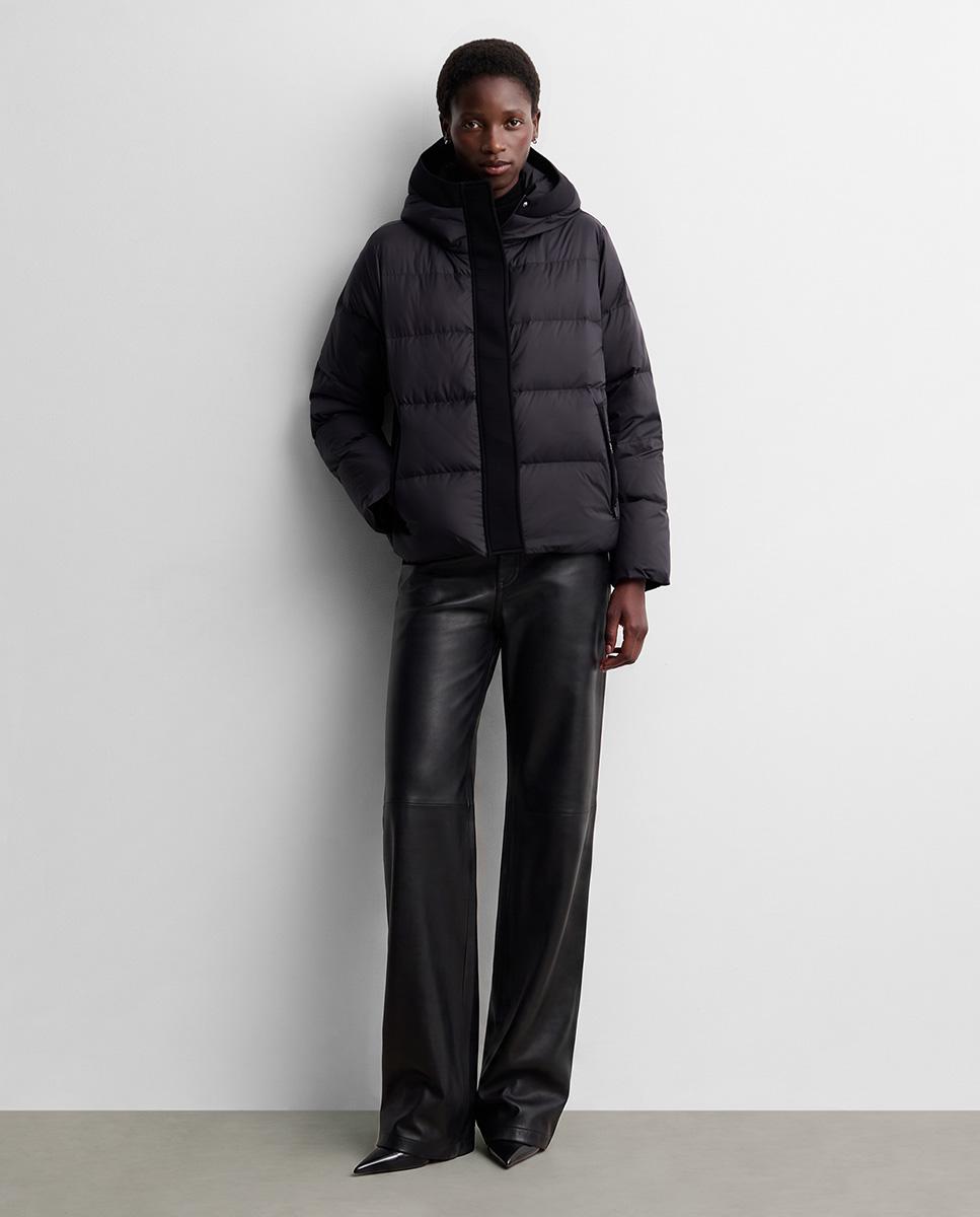 Parka de mujer corta scuba - Simorra - Negro Negro-1