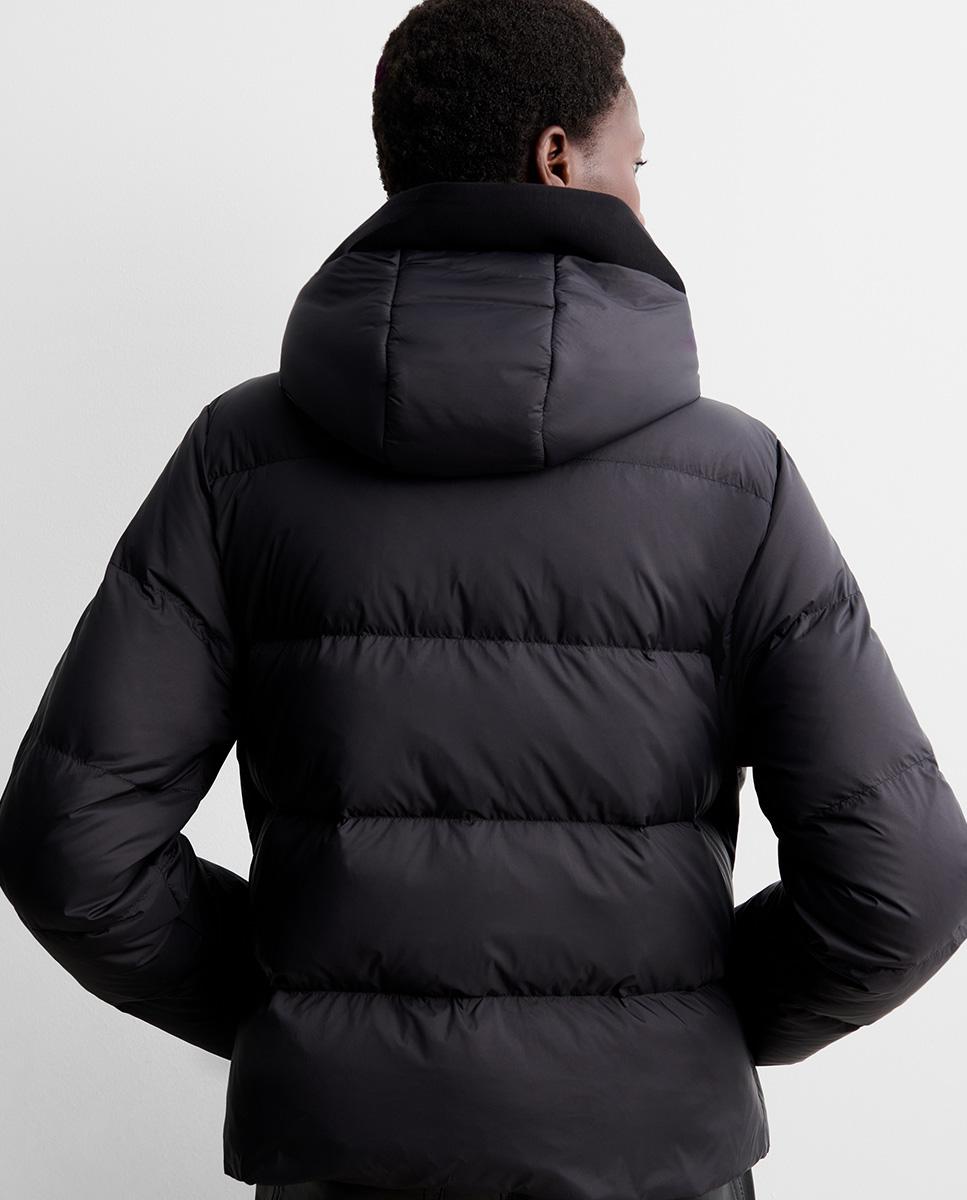 Parka de mujer corta scuba - Simorra - Negro Negro-5