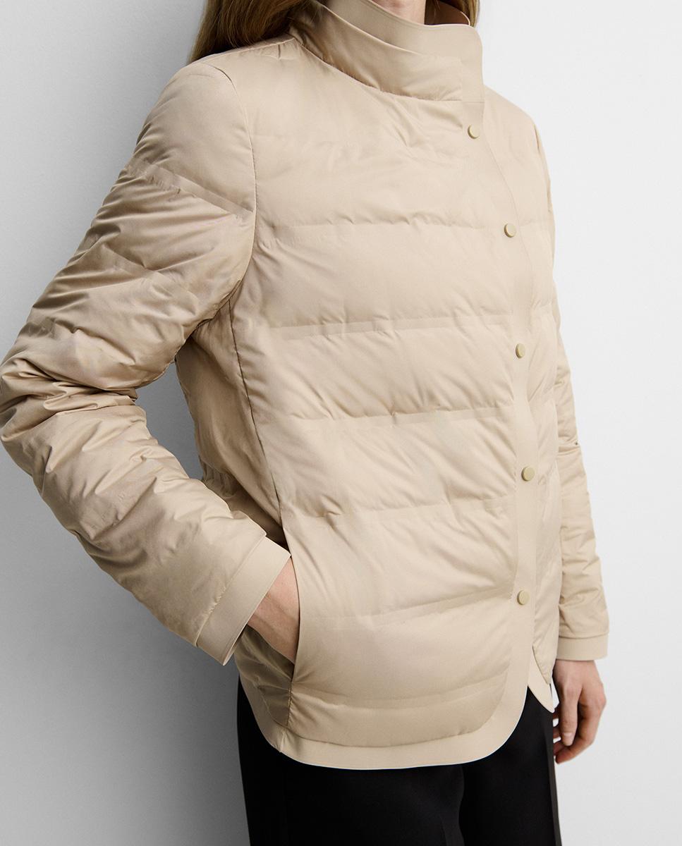 Plumífero de mujer corto reversible - Simorra - Camel Camel-4