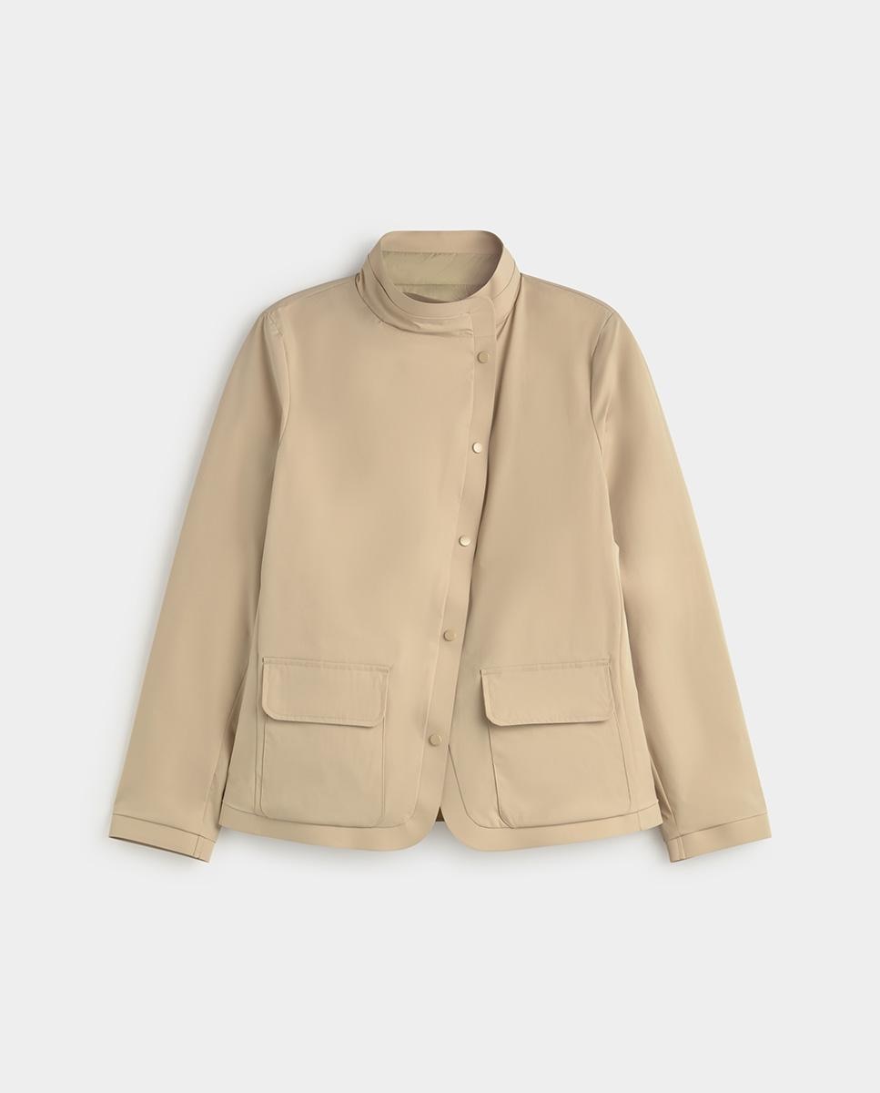 Plumífero de mujer corto reversible - Simorra - Camel Camel-6