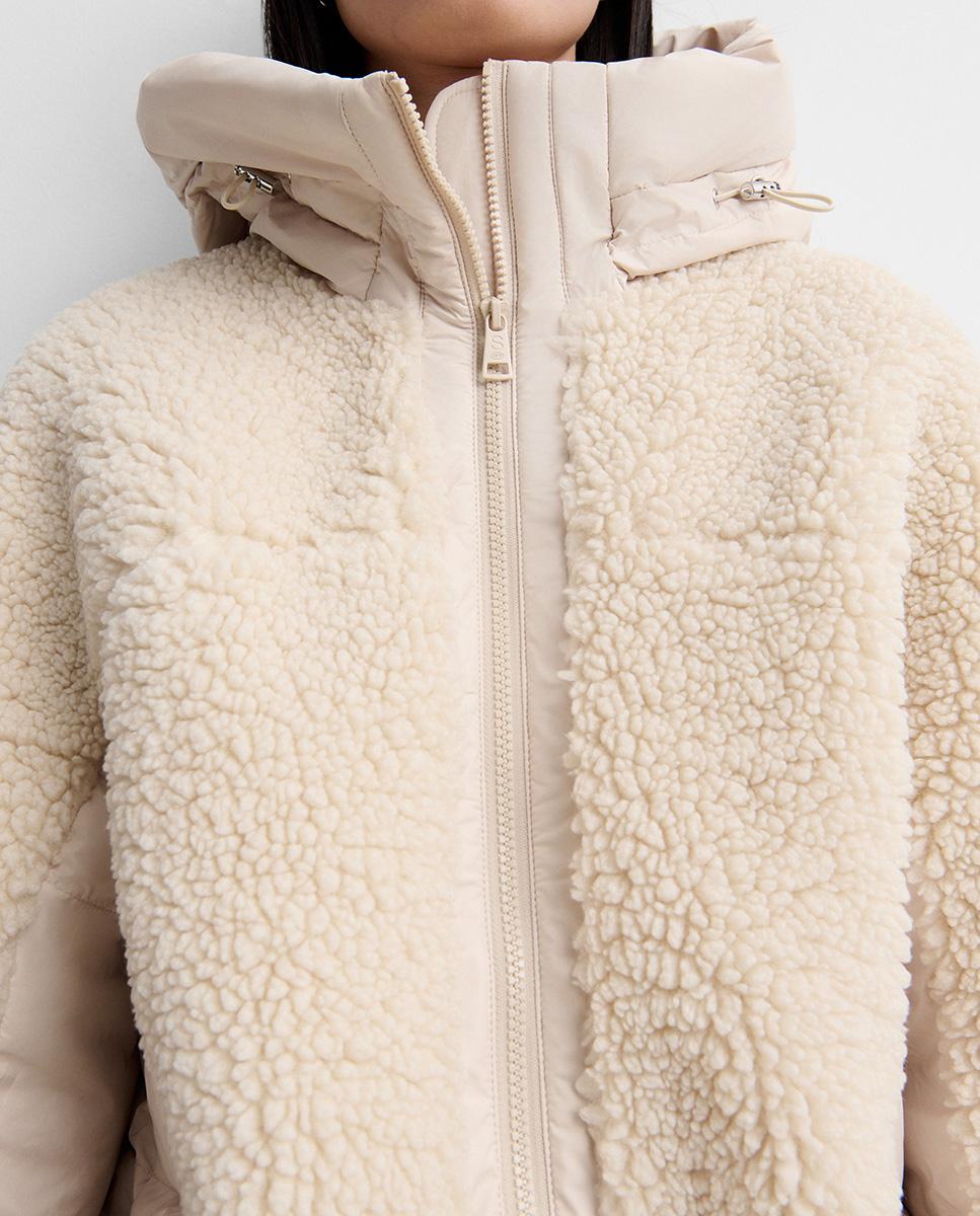 Parka de mujer corta bimateria - Simorra - Crudo Crudo-3