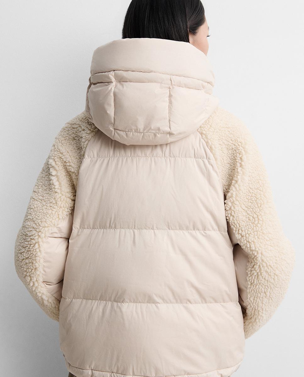 Parka de mujer corta bimateria - Simorra - Crudo Crudo-5