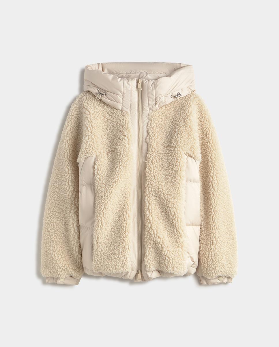 Parka de mujer corta bimateria - Simorra - Crudo Crudo-6