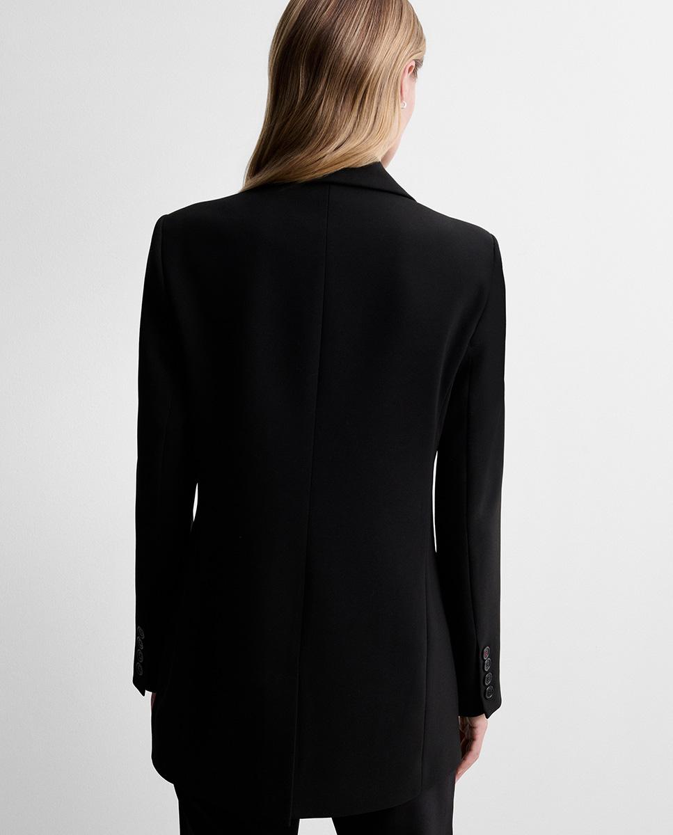 Pantalón de mujer recto antelina - Simorra - Negro Negro-2