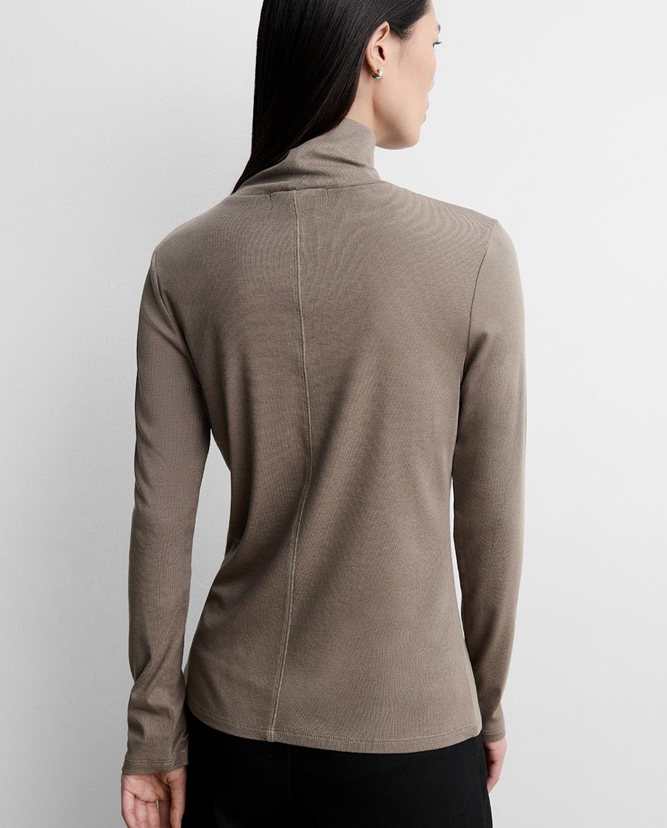Camiseta de mujer cuello polo - Simorra - Verde Verde-4