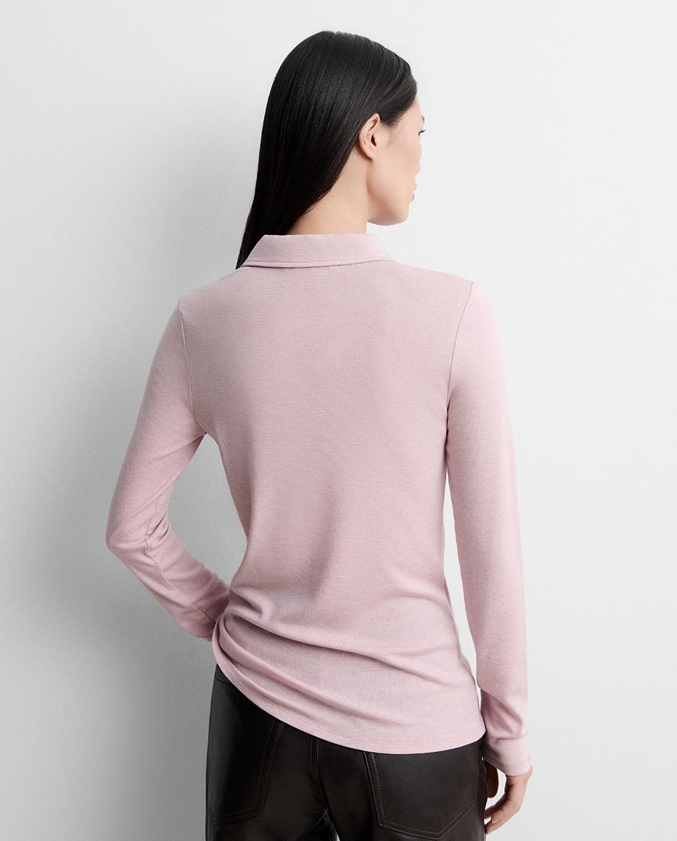 Camiseta de mujer cuello alto - Simorra - Rosa Rosa-5