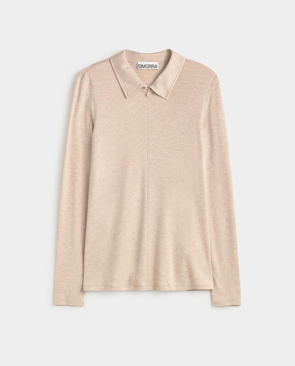 Camiseta de mujer cuello polo - Simorra - Arena Arena-6