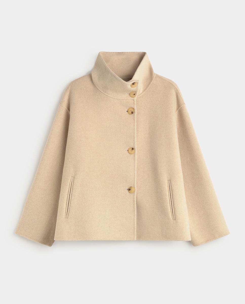 Chaqueta de mujer doblefaz - Simorra - Beige Beige-6
