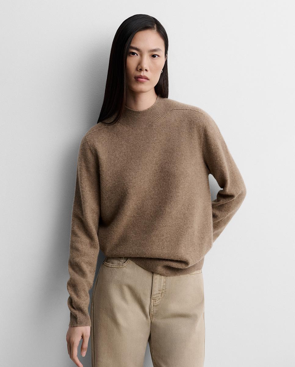 Jersey de mujer punto cashmere - Simorra - Marrón Marrón-2