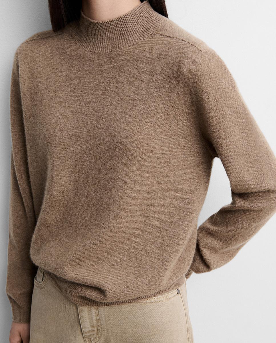 Jersey de mujer punto cashmere - Simorra - Marrón Marrón-3