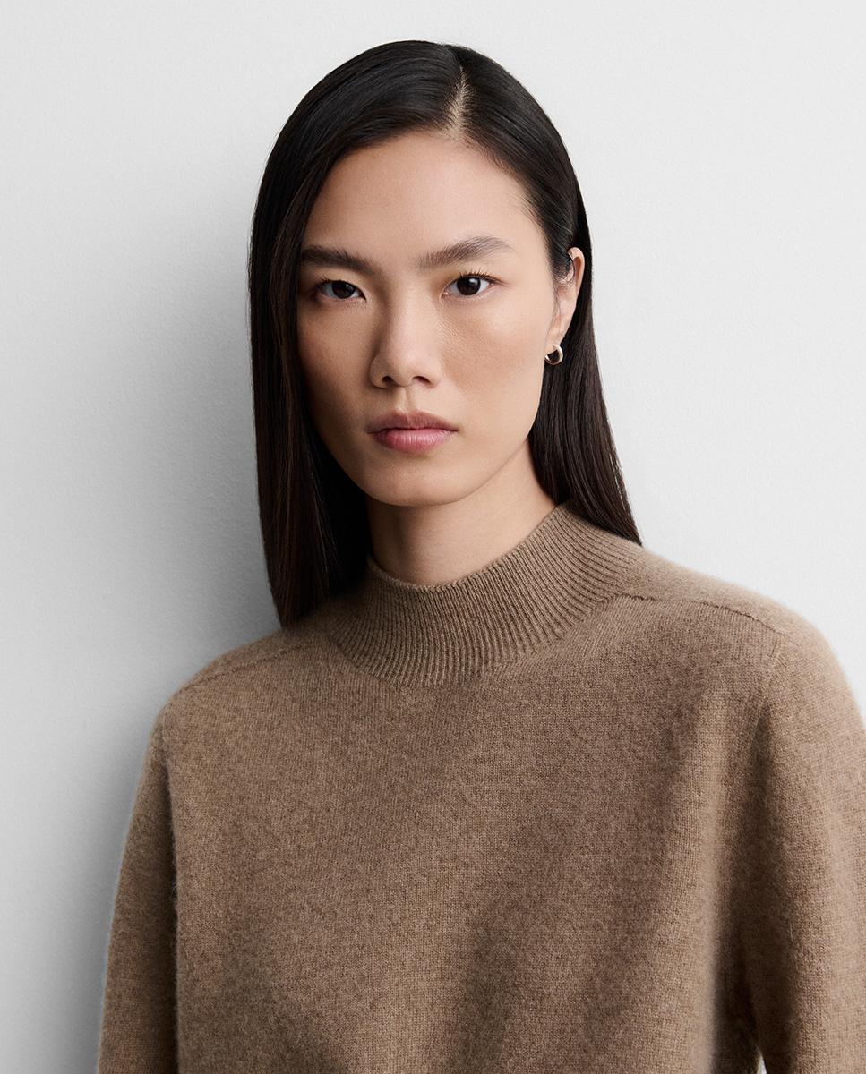 Jersey de mujer punto cashmere - Simorra - Marrón Marrón-4