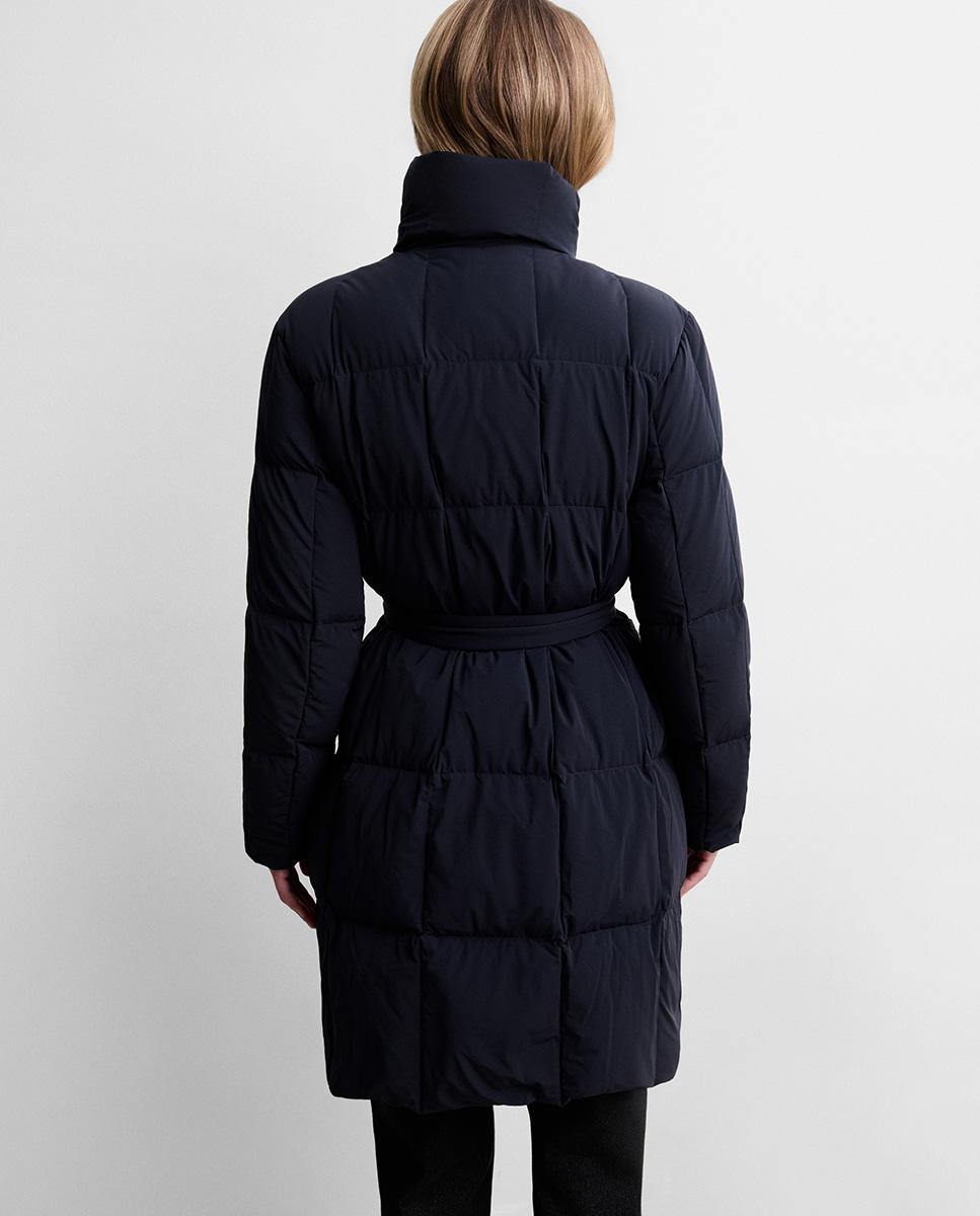 Parka de mujer acolchada asimétrica - Simorra - Azul Azul-4
