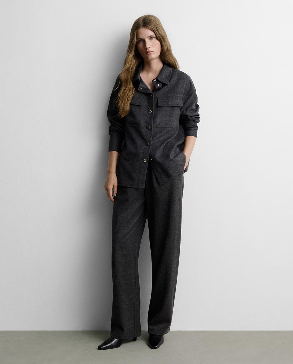 Pantalón de mujer estilo jogger - Simorra - Gris Gris-1