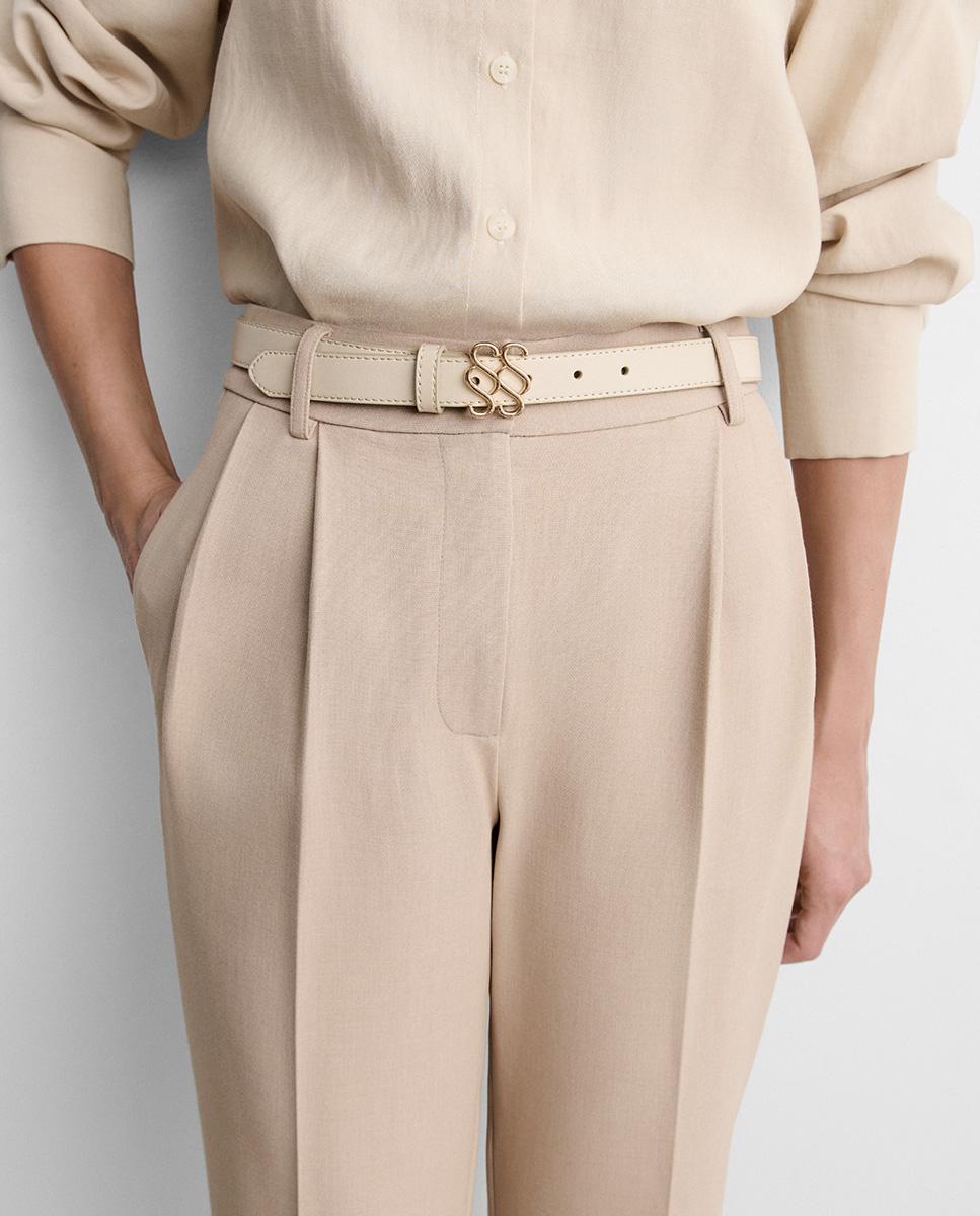 Jersey de mujer cuello vuelto - Simorra - Camel Camel-2