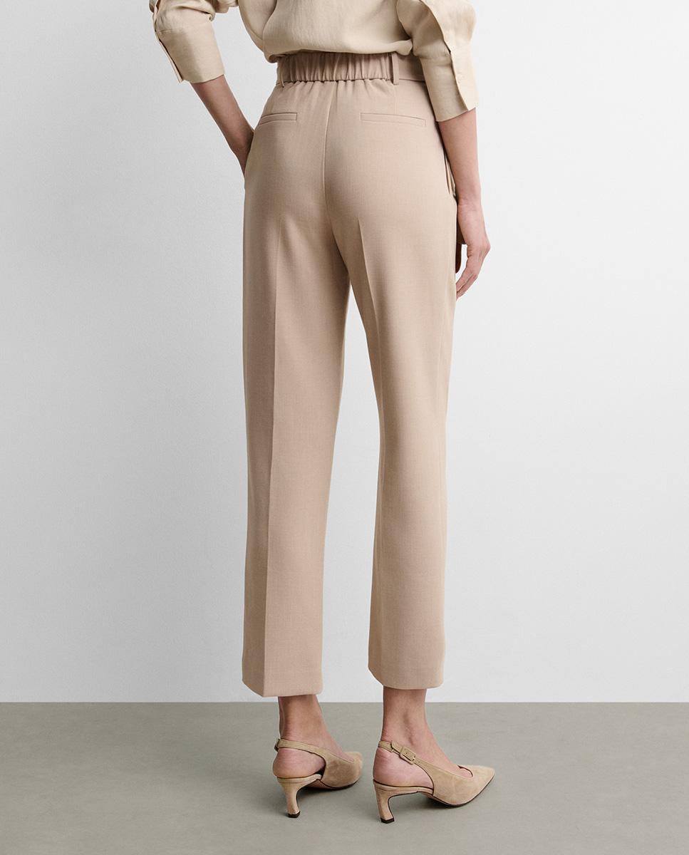 Jersey de mujer cuello vuelto - Simorra - Camel Camel-4