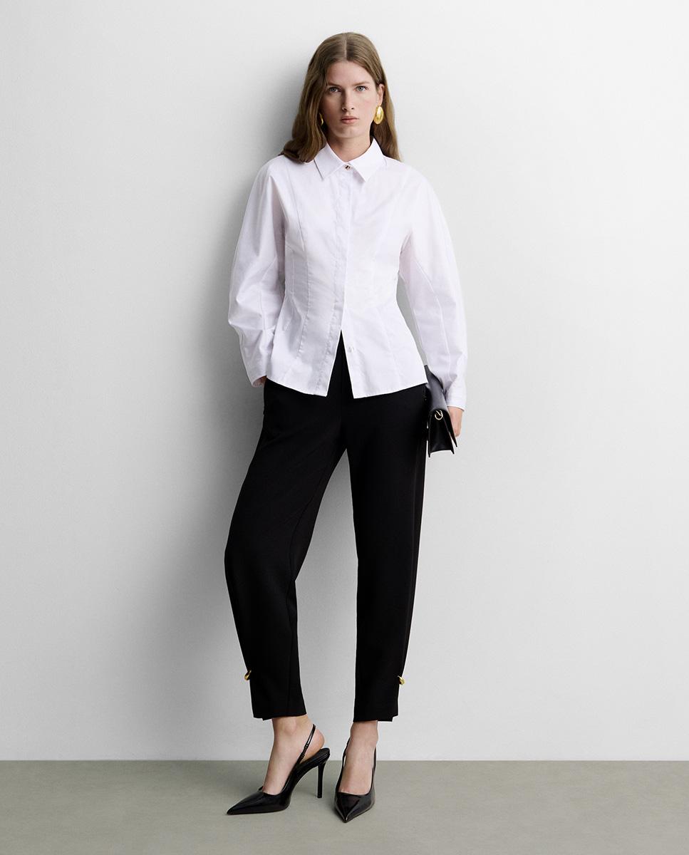 Imagen 0 de Camisa de mujer manga japonesa Blanco