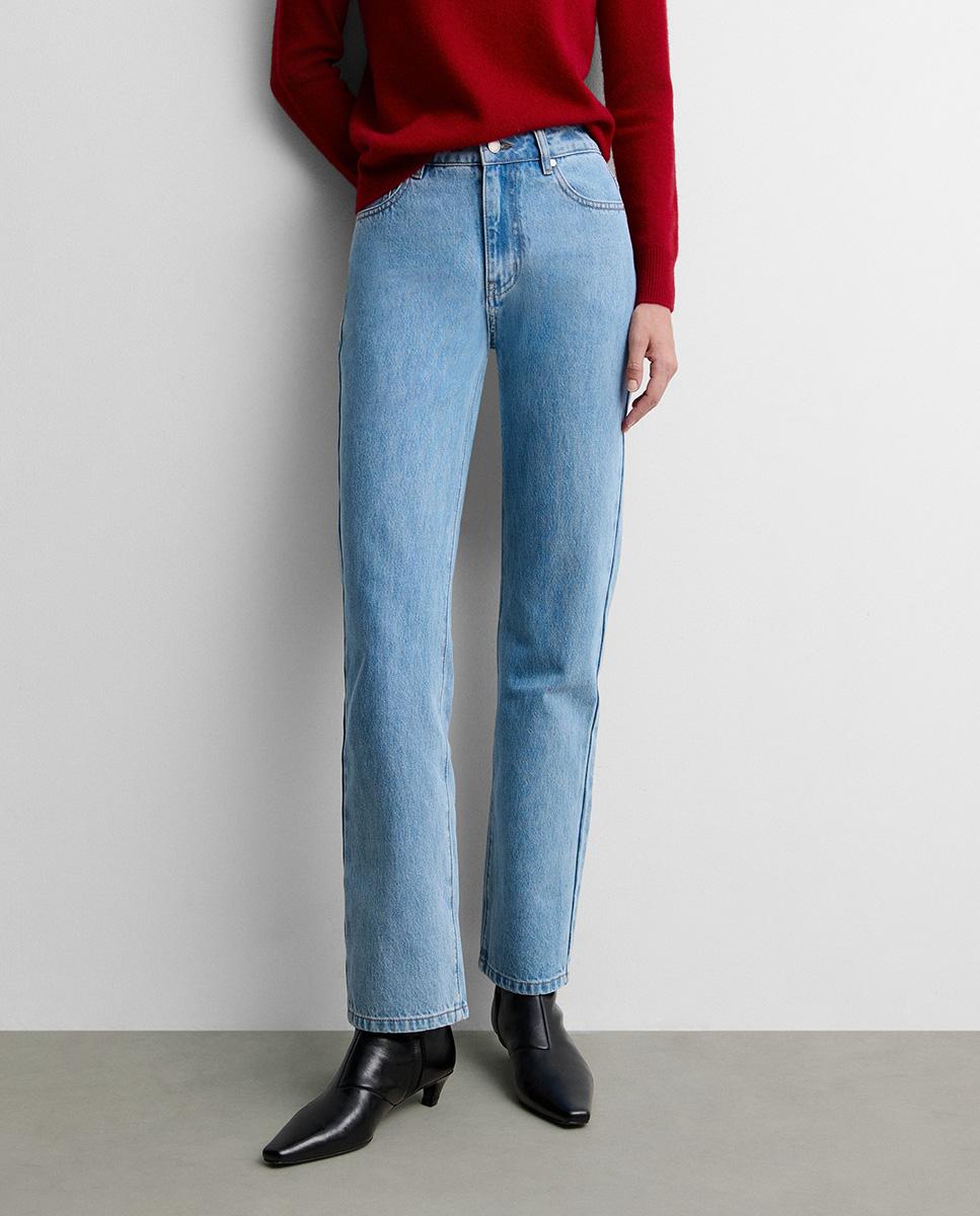 Pantalón de mujer vaquero slim - Simorra - Azul celeste Azul celeste-2
