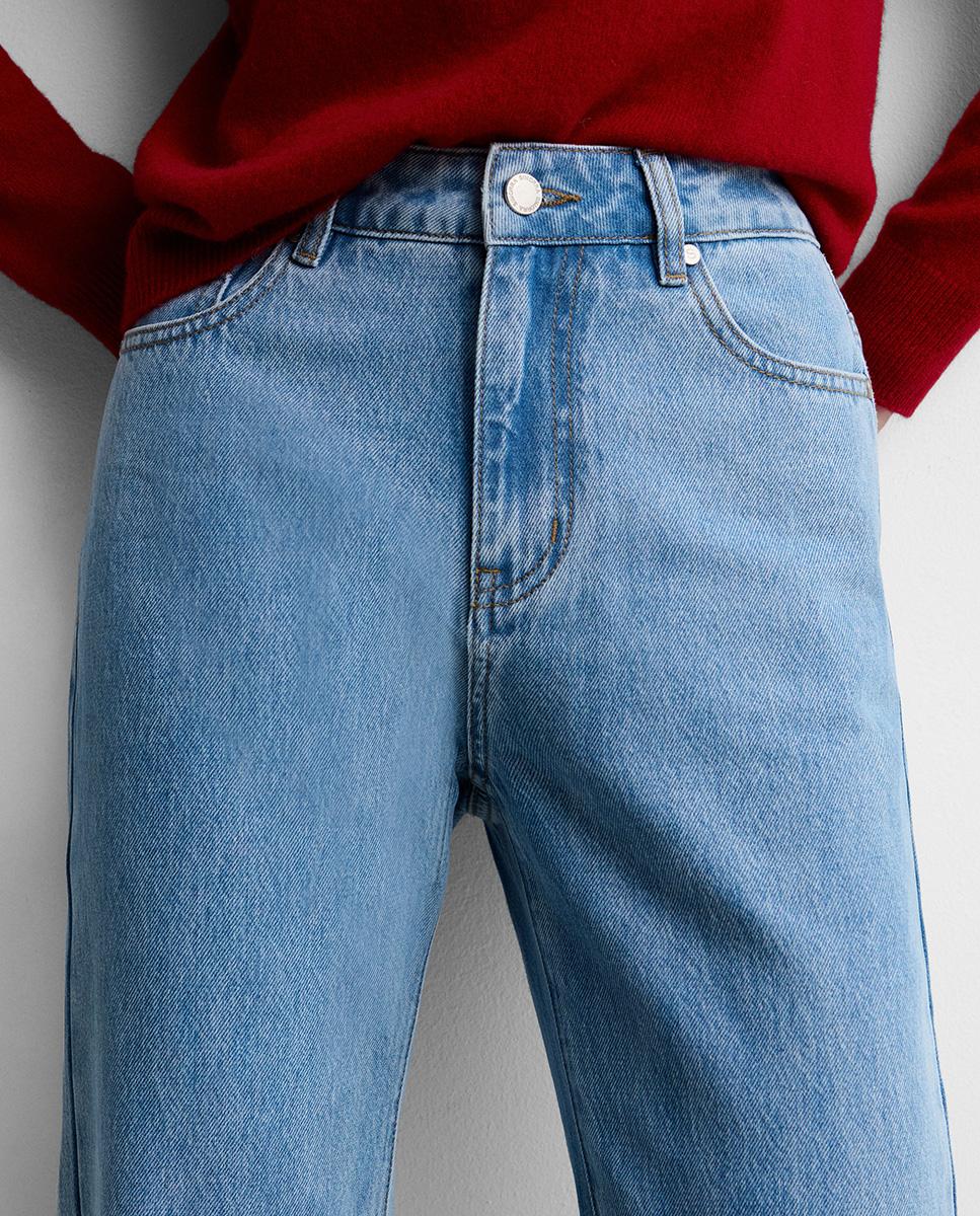 Pantalón de mujer vaquero slim - Simorra - Azul celeste Azul celeste-3