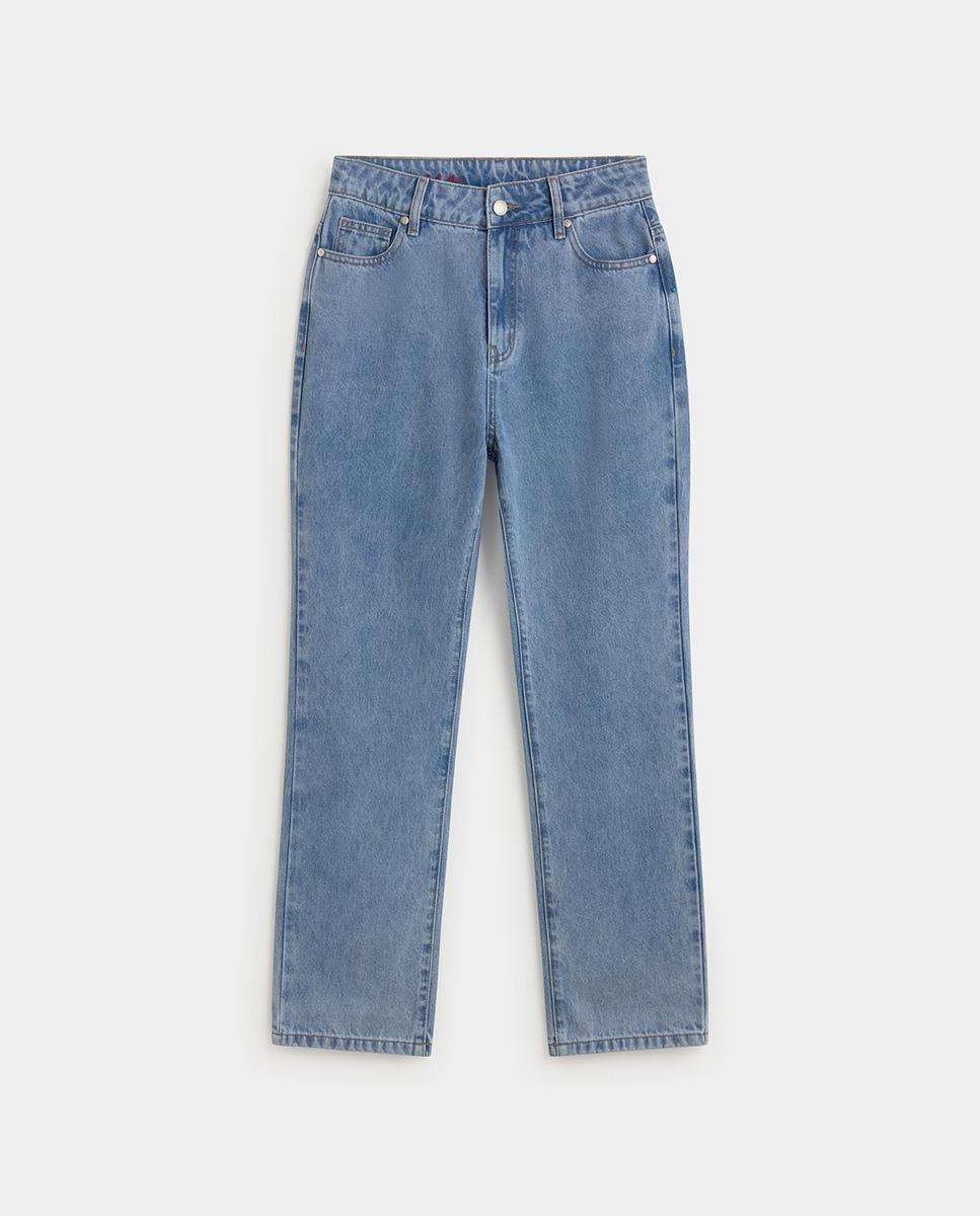 Pantalón de mujer vaquero slim - Simorra - Azul celeste Azul celeste-6