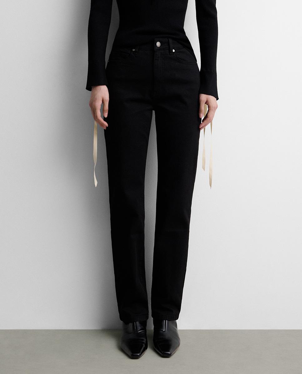 Pantalón de mujer vaquero slim - Simorra - Negro Negro-2