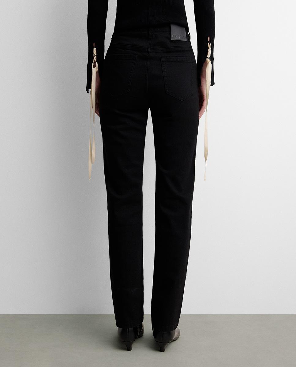 Pantalón de mujer vaquero slim - Simorra - Negro Negro-5