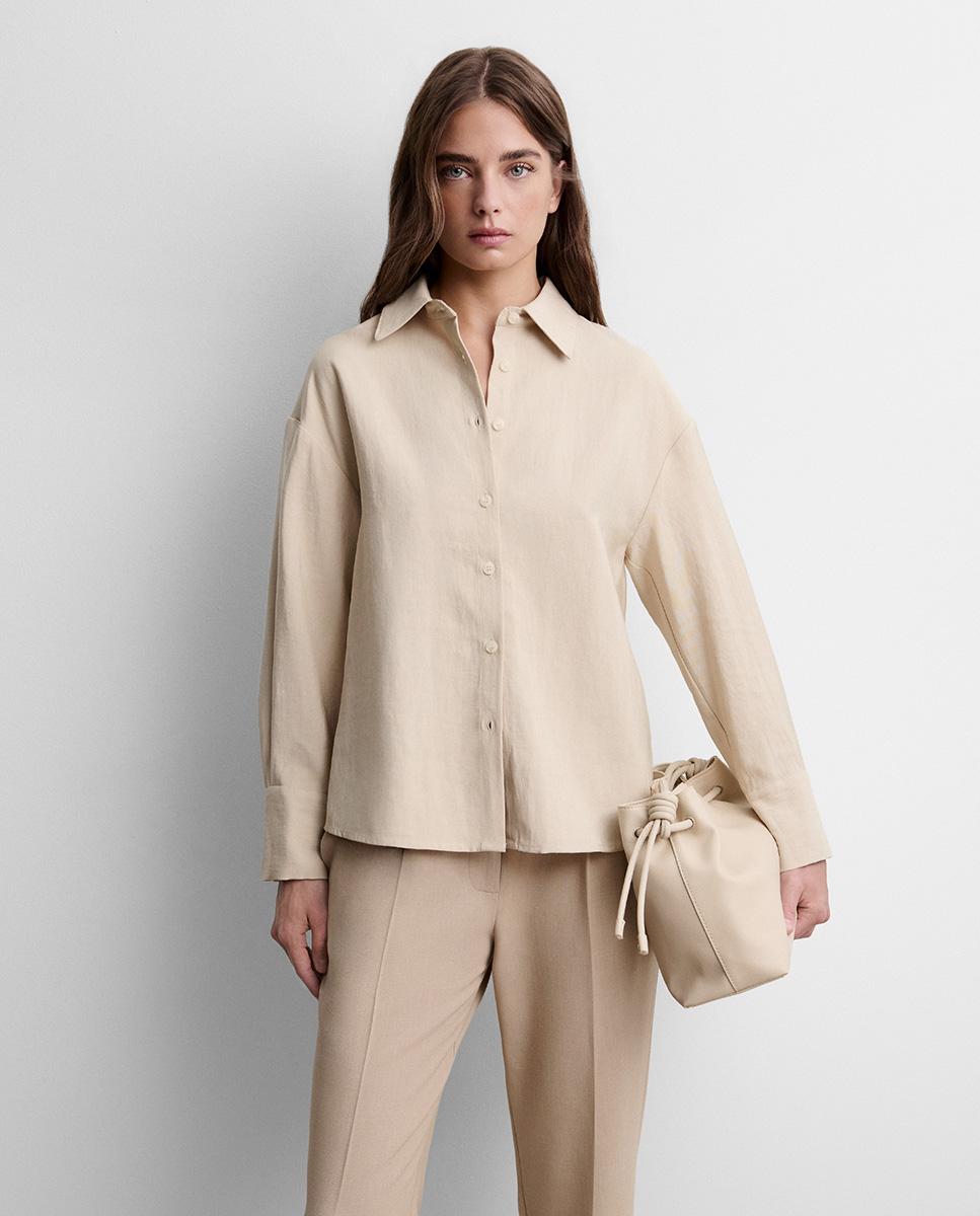 Plumífero de mujer corto acolchado - Simorra - Beige Beige-2