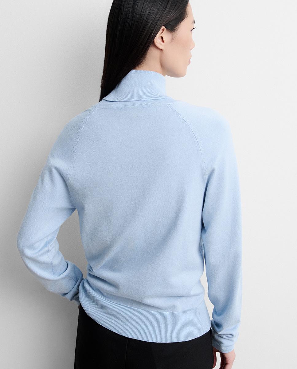 Jersey de mujer cuello alto - Simorra - Azul Azul-5