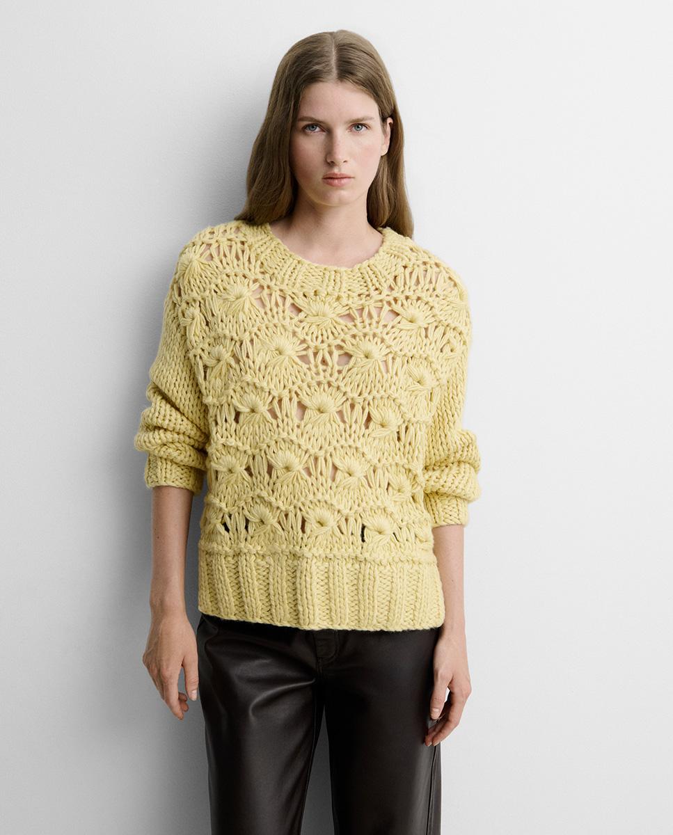 Jersey de mujer hecho a mano - Simorra - Amarillo Amarillo-2