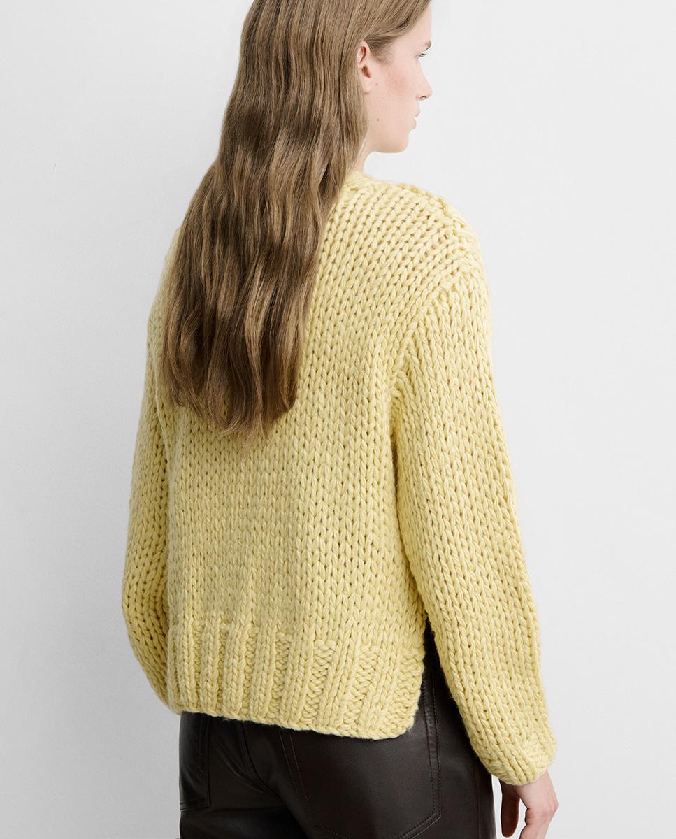 Jersey de mujer hecho a mano - Simorra - Amarillo Amarillo-4