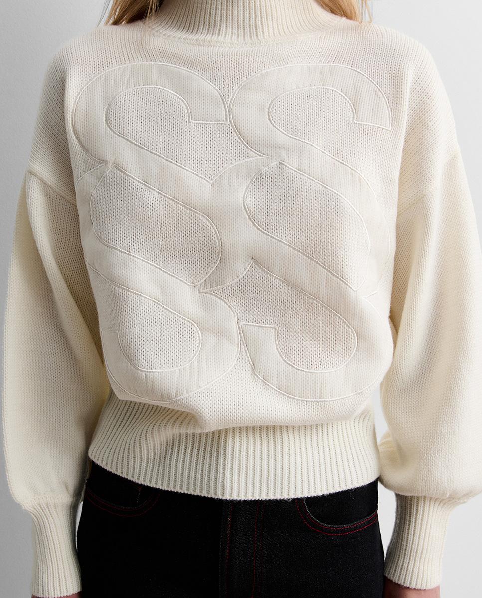 Jersey de mujer punto logo - Simorra - Crudo Crudo-3