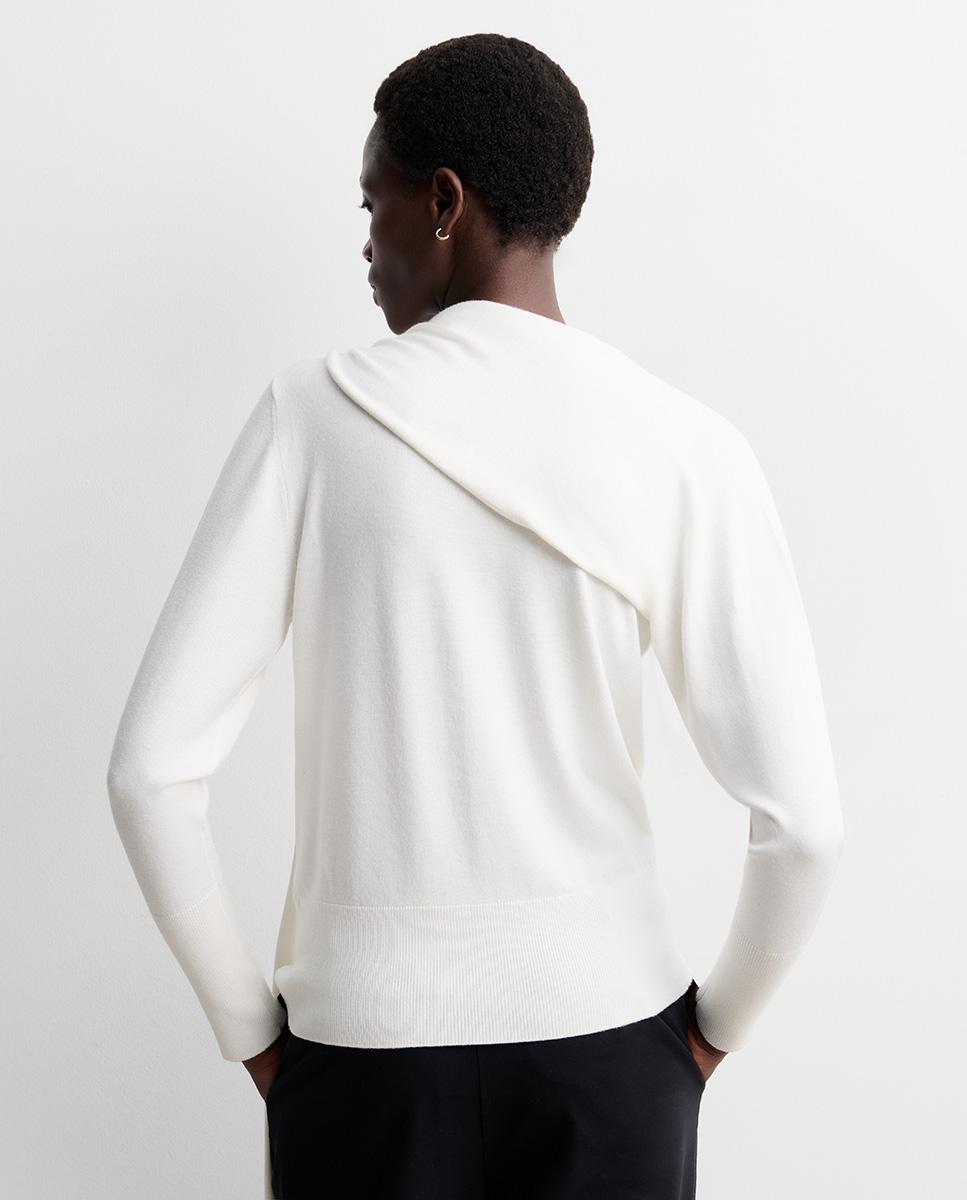 Jersey de mujer cuello bufanda - Simorra - Crudo Crudo-5
