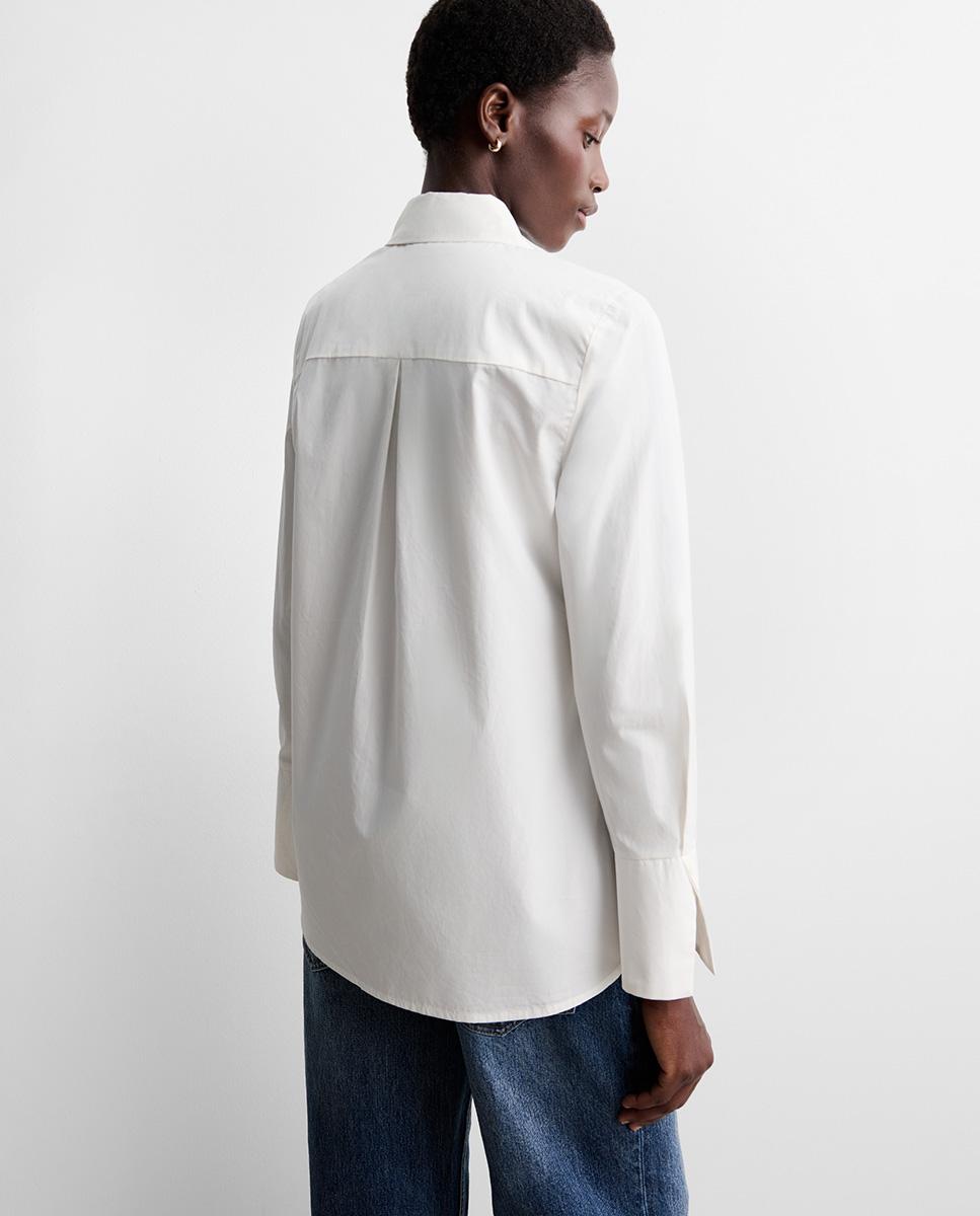 Camisa de mujer algodón bordada - Simorra - Blanco Blanco-5