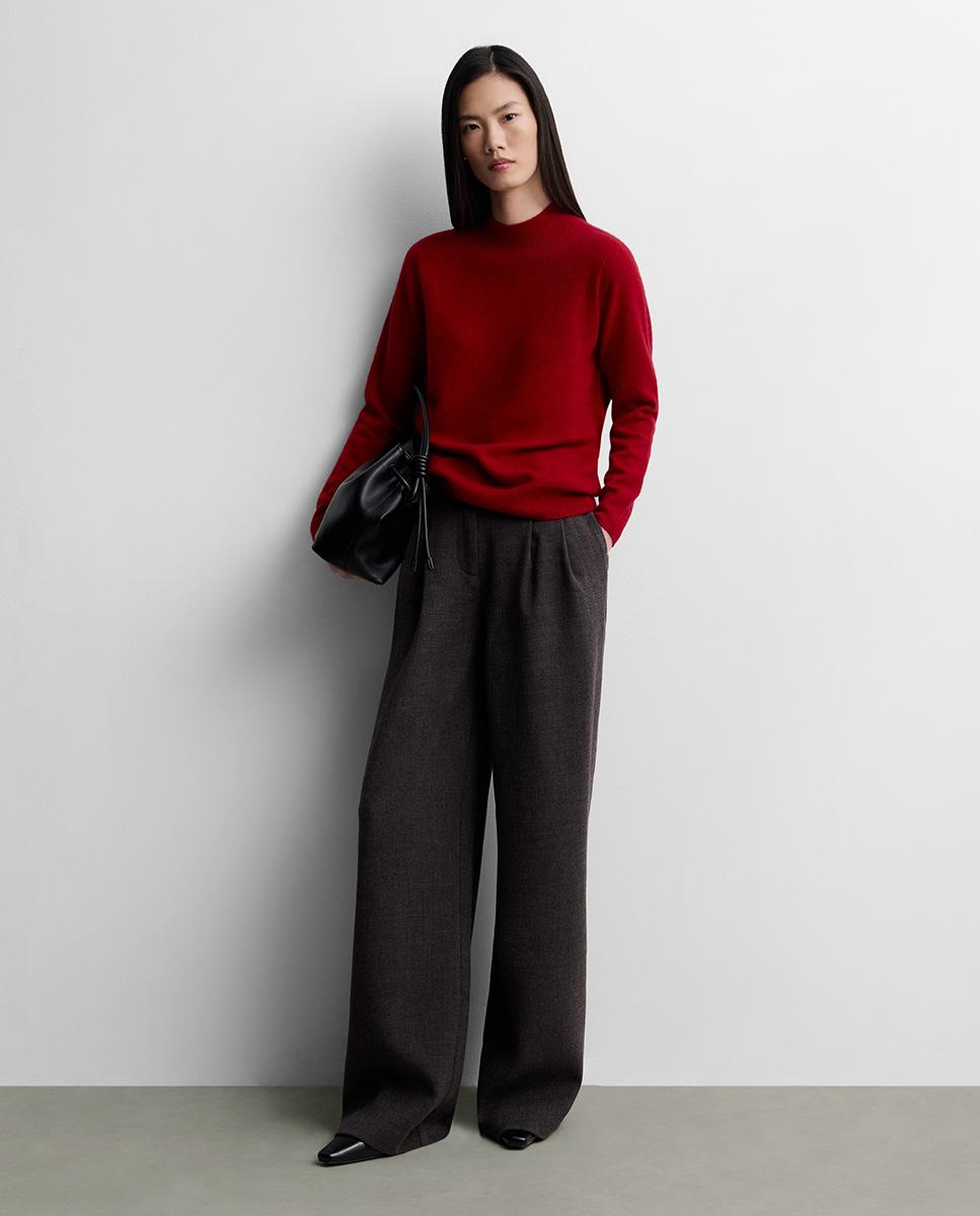 Imagen 0 de Jersey de mujer punto cashmere Rojo