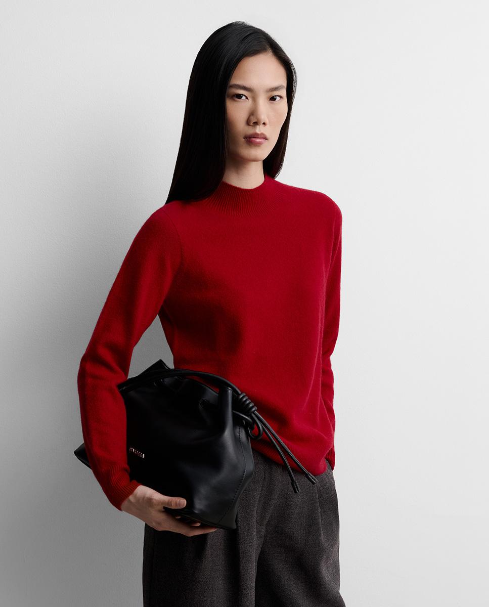 Jersey de mujer punto cashmere - Simorra - Rojo Rojo-2