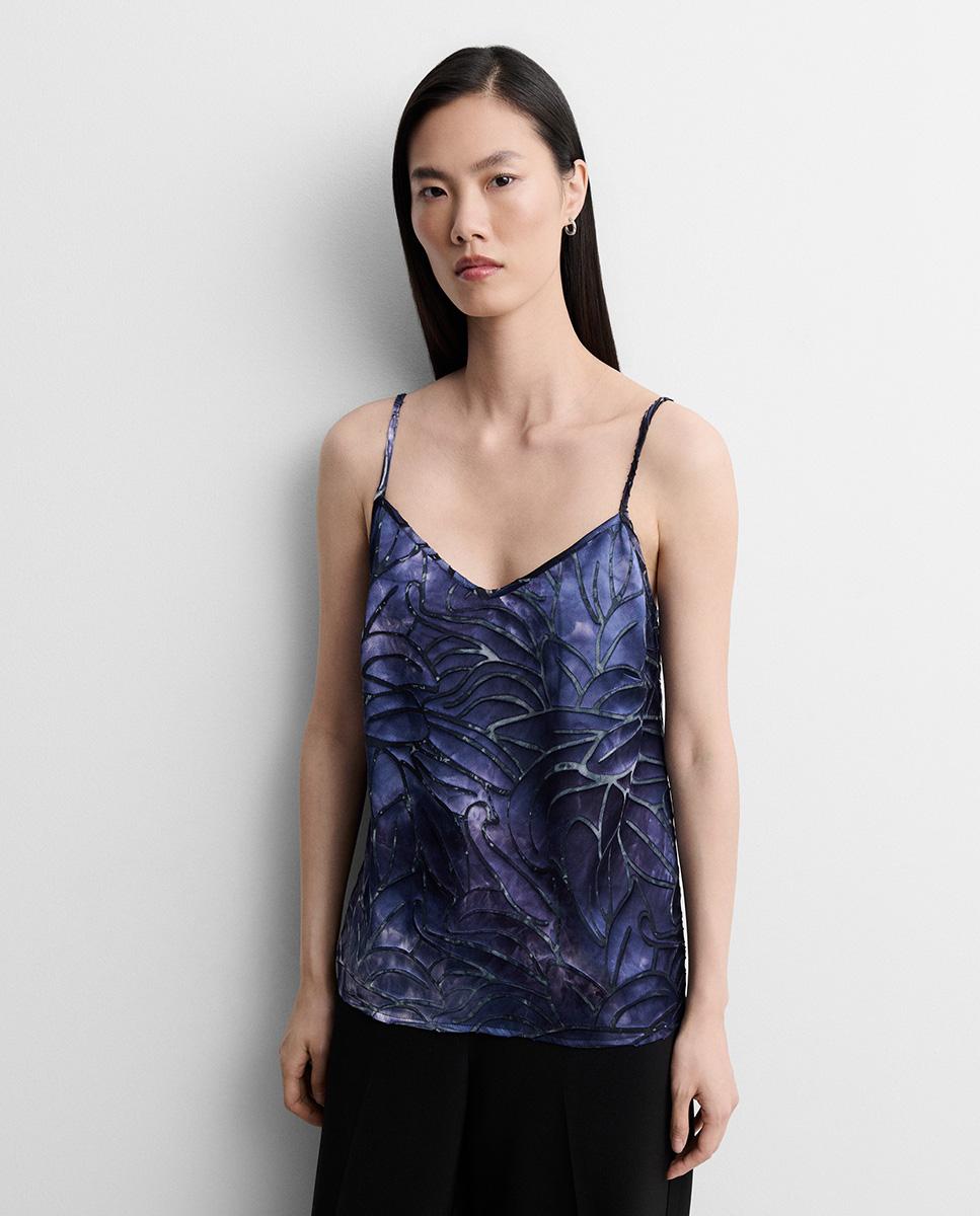 Camiseta de mujer cuello alto - Simorra - Azul Azul-2